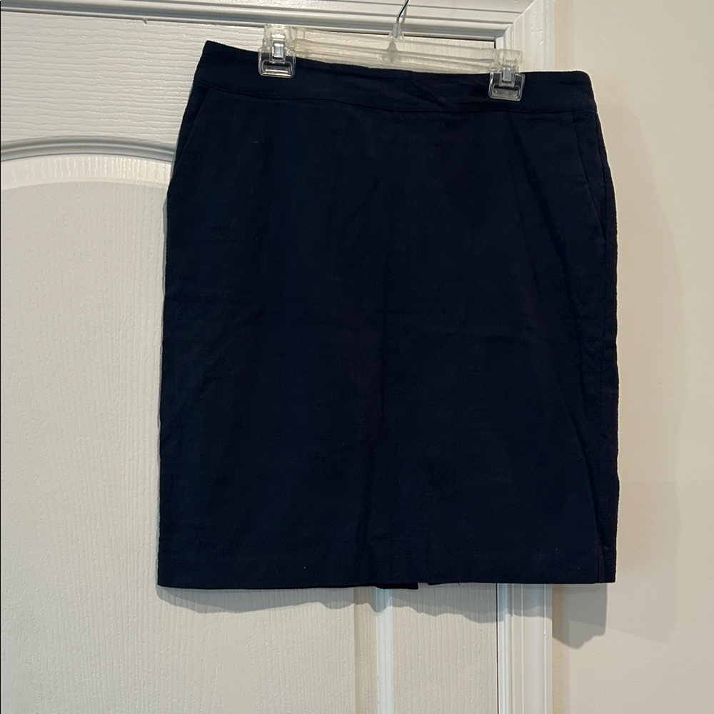 Chic navy Textured Skirt BODEN size 12